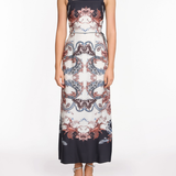 Sleeveless Twill Maxi Dress