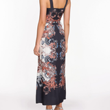 Sleeveless Twill Maxi Dress