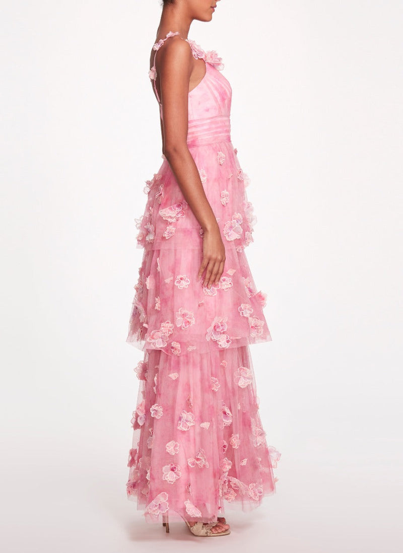 Ombré Tulle Gown | Marchesa