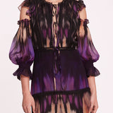 Abstract Viscose Maxi Dress | Marchesa