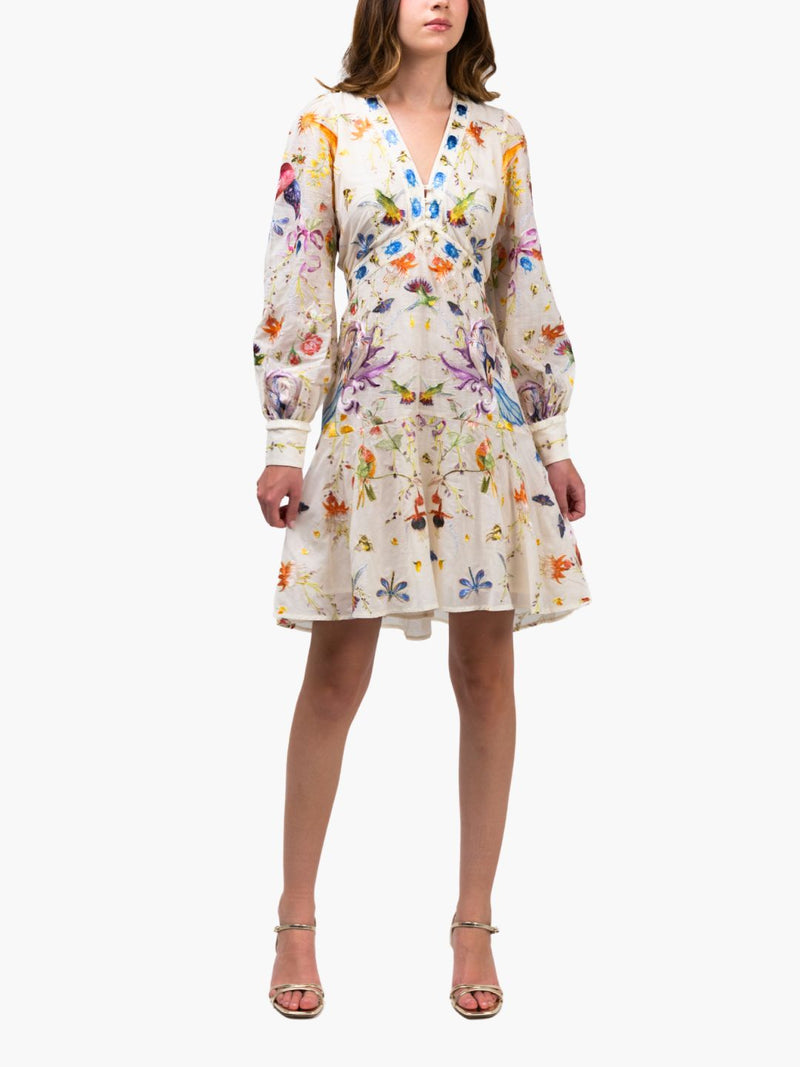 Threadwork Voile Mini Dress