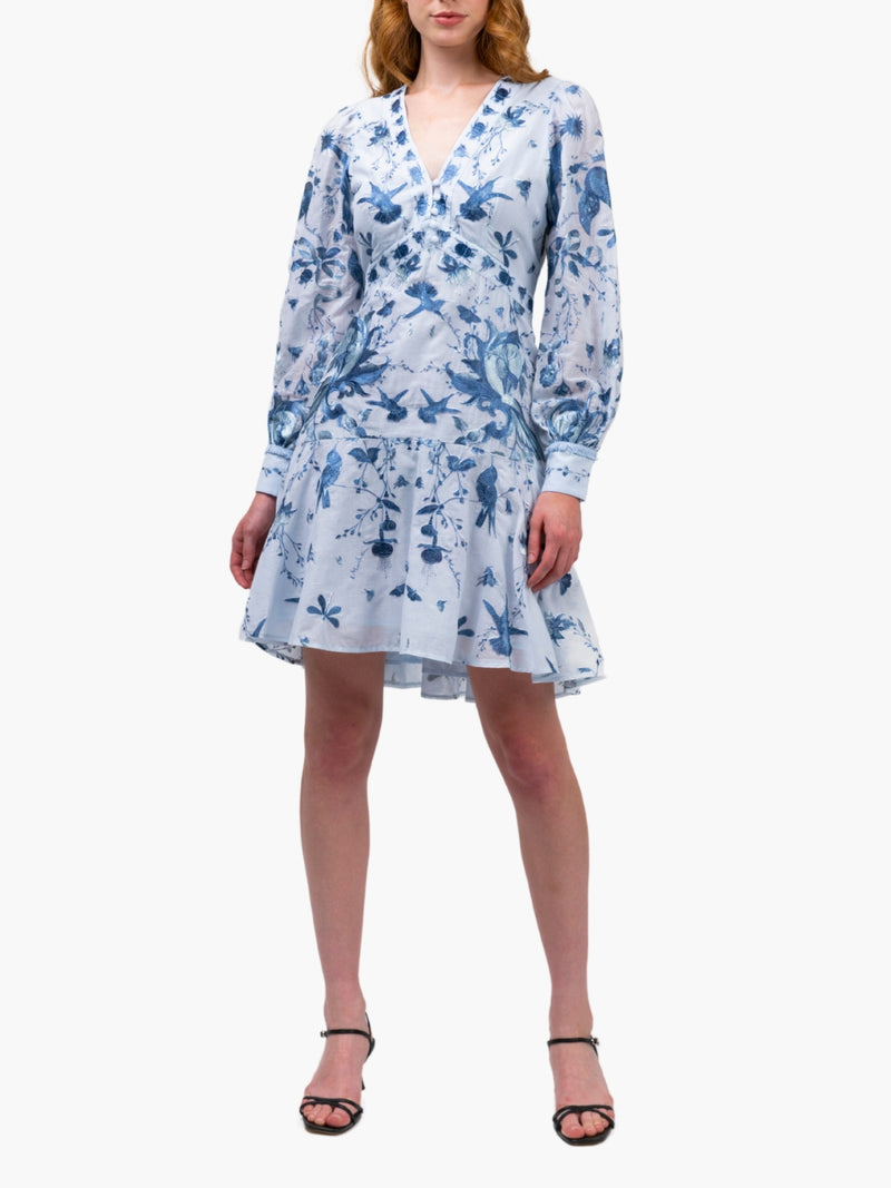 Threadwork Voile Mini Dress