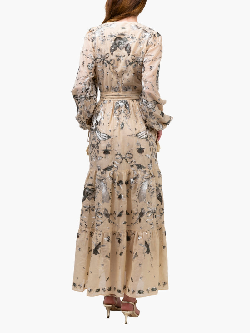 Threadwork Voile Maxi Dress