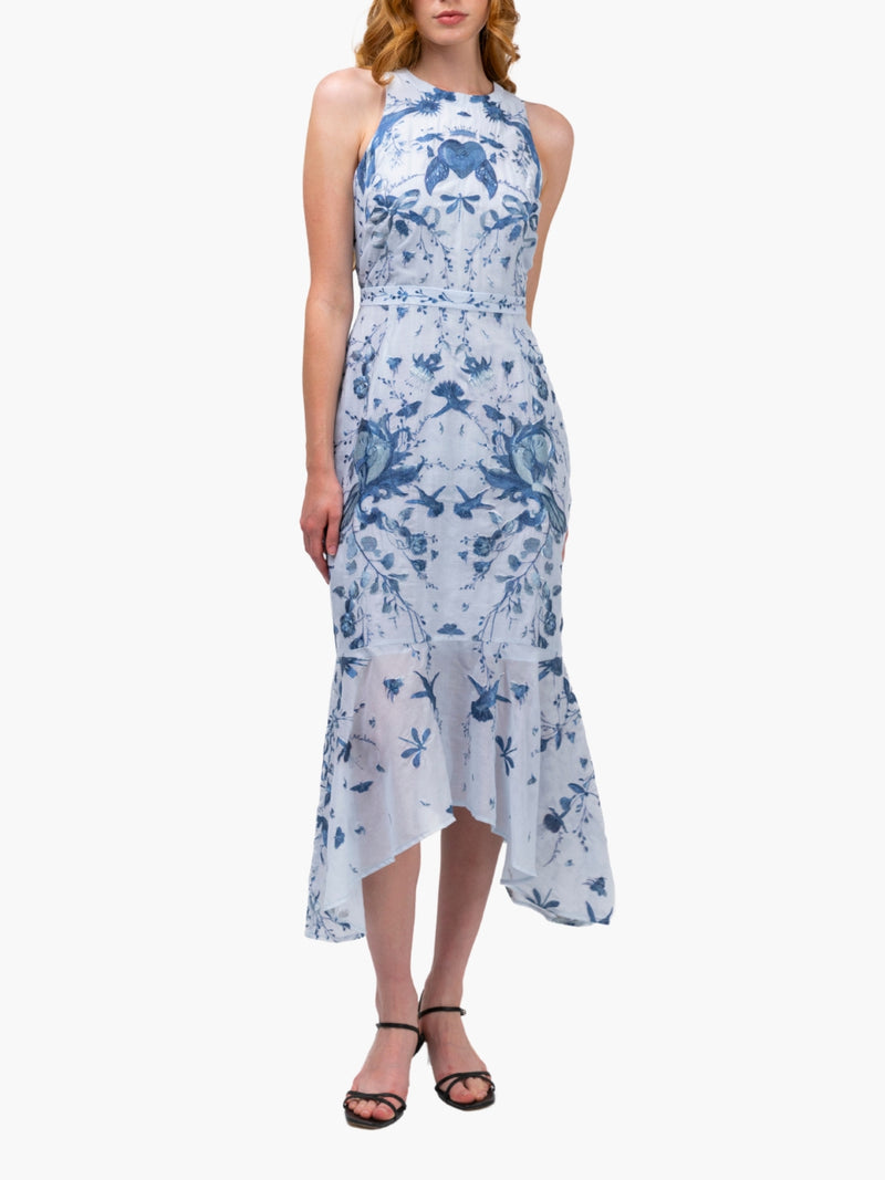 Threadwork Voile Handkerchief Dress