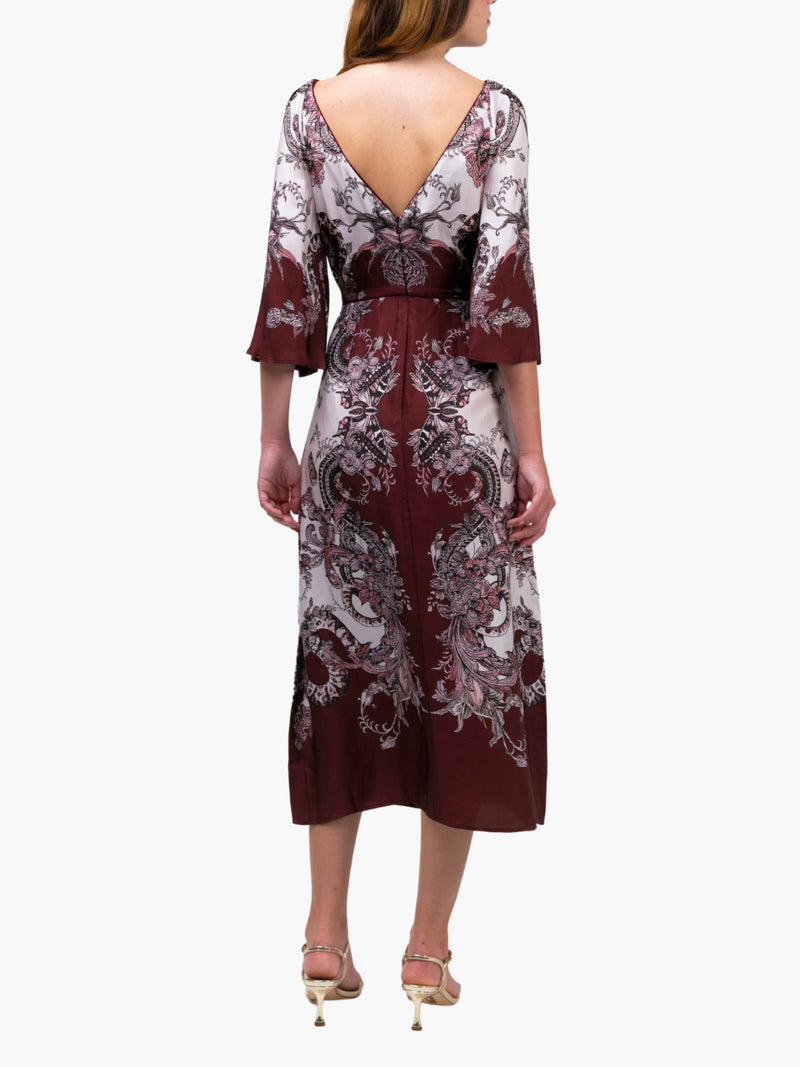 Garden of Eve Billowy Twill Empire Midi Dress