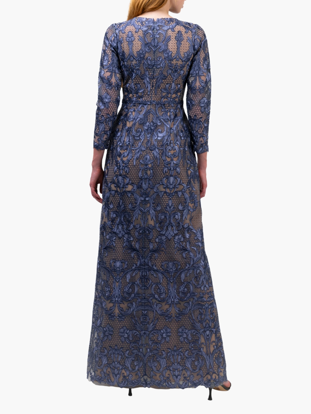 Marchesa Notte Gown, 12 / BLUE