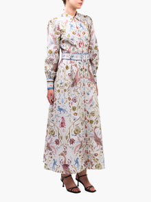 Cotton Poplin Collared Maxi Dress