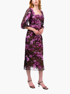 Bronix Botanicals Long Sleeve Midi Dress