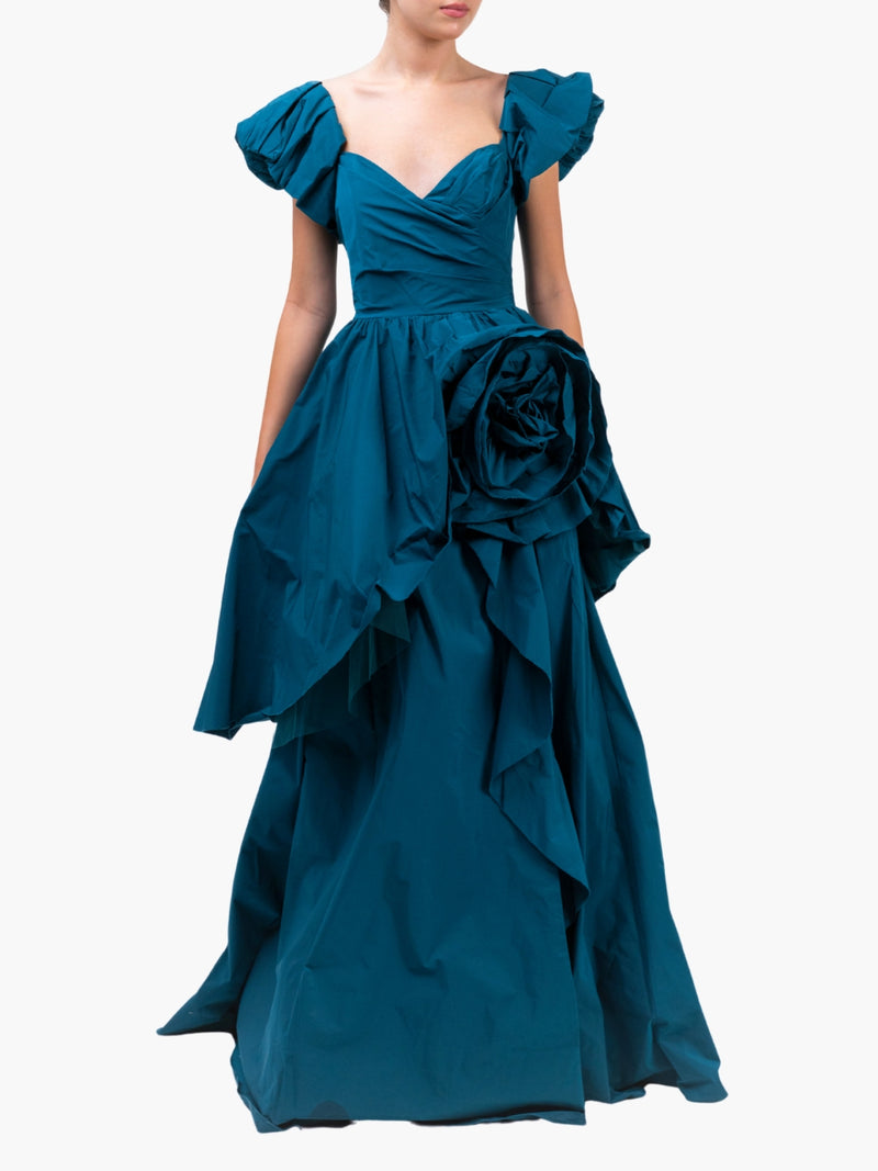 Abstract Taffeta Ballgown