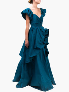 Abstract Taffeta Ballgown