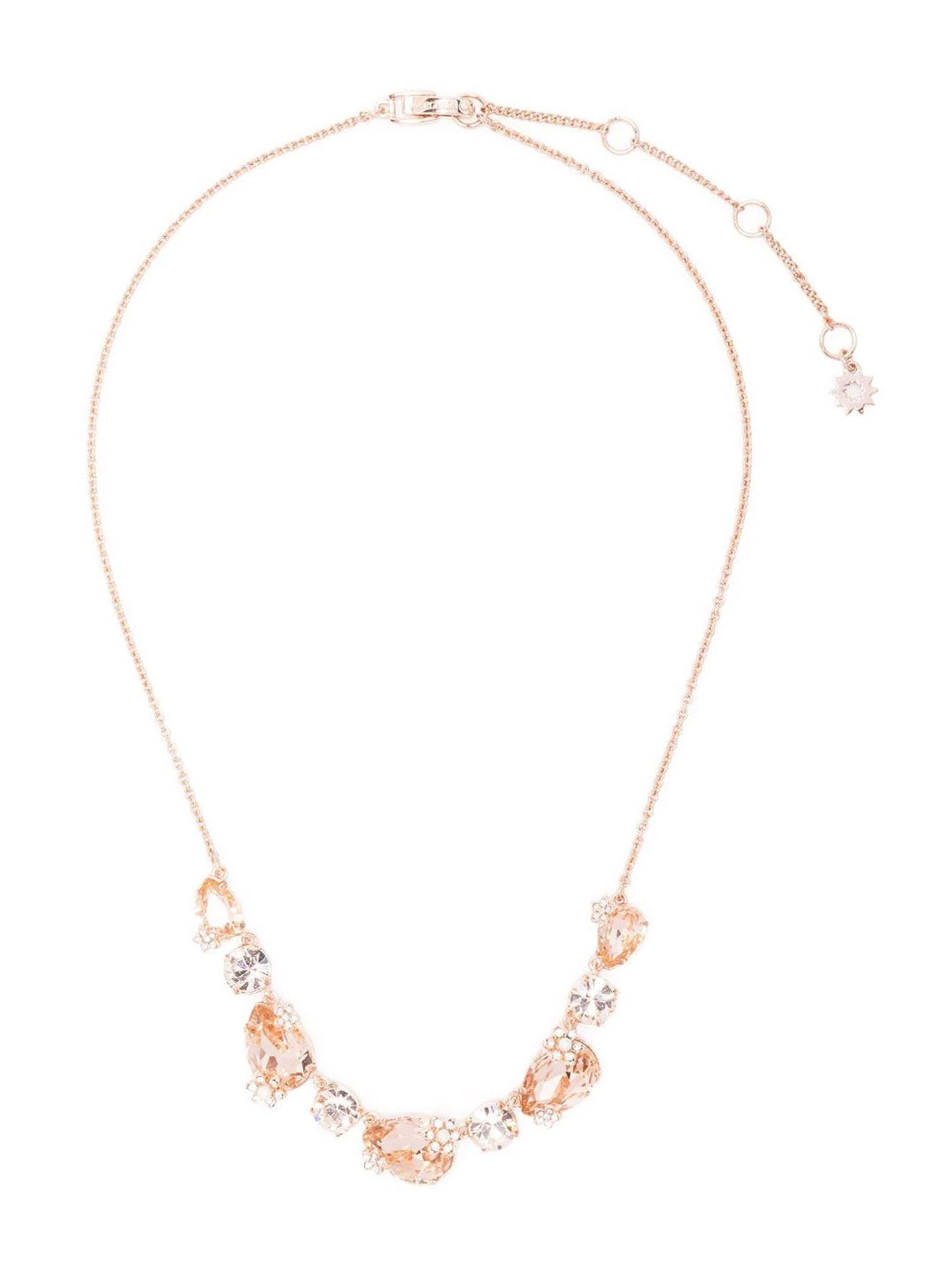 Rose Gold Stone Necklace | Marchesa