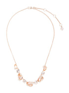 Rose Gold Stone Necklace | Marchesa