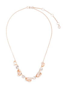 Rose Gold Stone Necklace | Marchesa