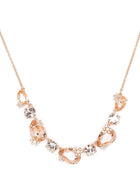 Rose Gold Stone Necklace | Marchesa