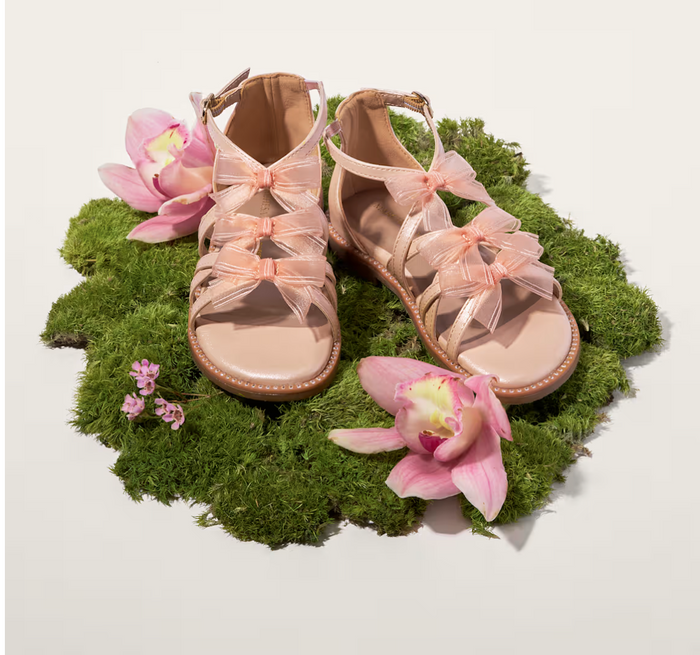 Marchesa Mini + Gymboree Rhinestone Bow Gladiator Sandals