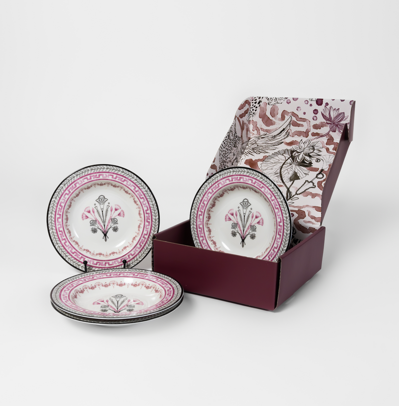 Serengeti Porcelain Pasta Bowl Set