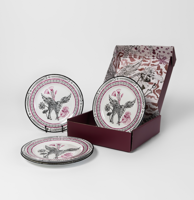 Serengeti Porcelain Dinner Plate Set