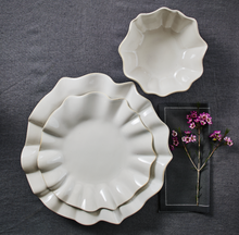 Lotus Stoneware Dinner Plate Set