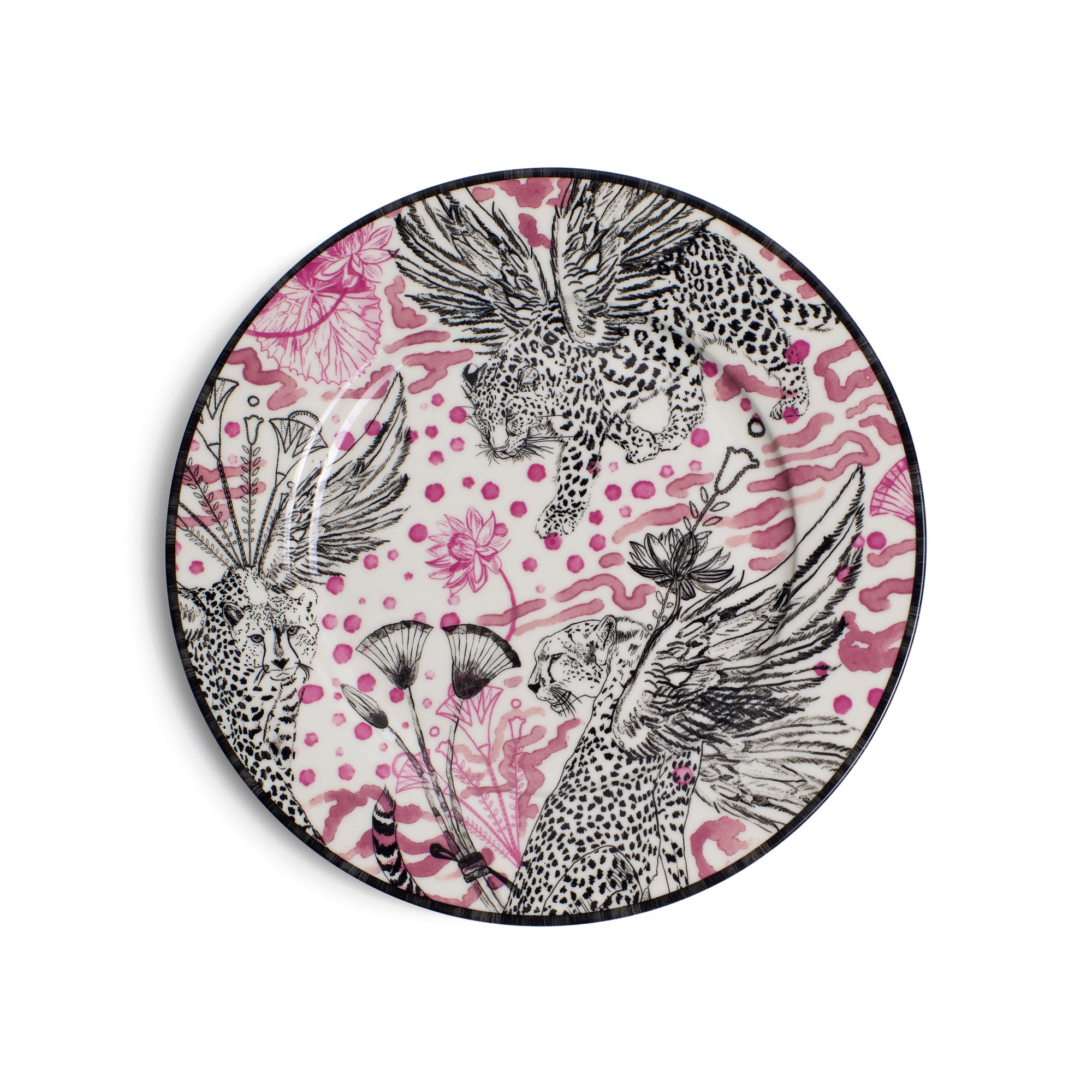 Serengeti Porcelain Salad Plate Set
