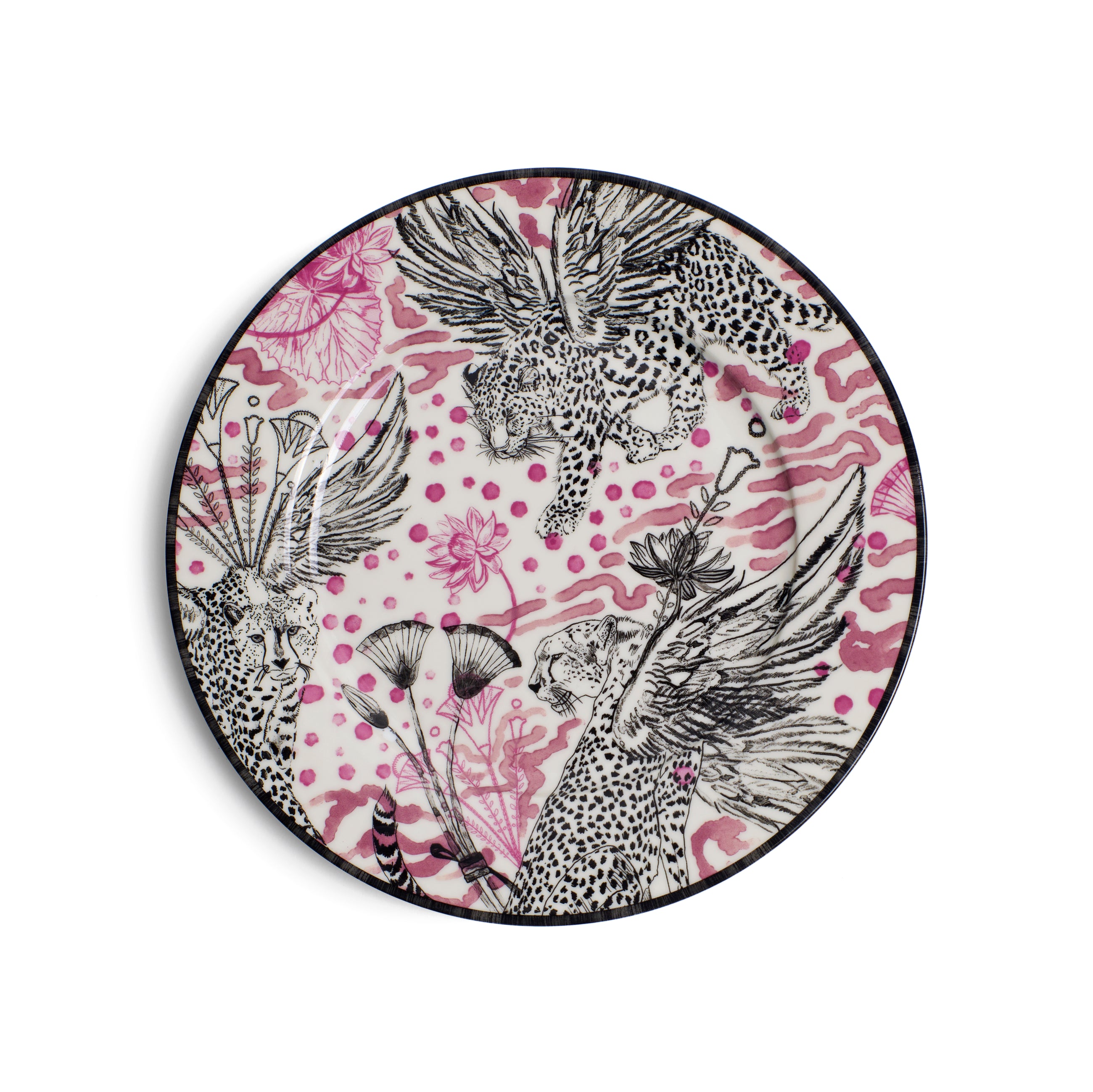 Serengeti Porcelain Salad Plate Set