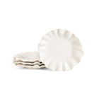 Lotus Stoneware Salad Plate Set