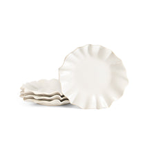 Lotus Stoneware Salad Plate Set