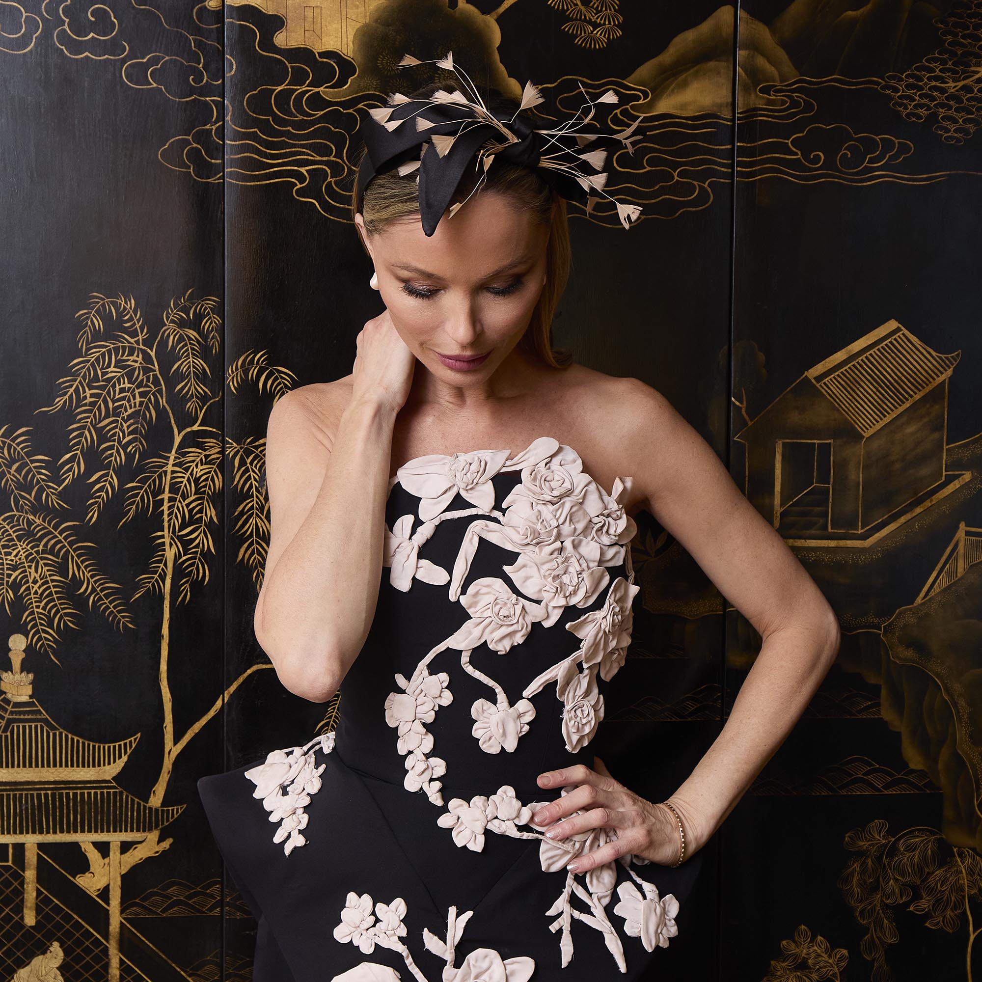 JET MARCHESA COUTURE X LELE SADOUGHI GEORGINA HEADBAND