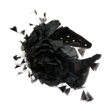 JET FEATHER PLUME MARCHESA COUTURE X LELE SADOUGHI GRETA HEADBAND