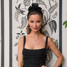 JET MARCHESA NOTTE x LELE SADOUGHI CLOQUE CRAWFORD HEADBAND