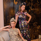 GOLD SLATE MARCHESA COUTURE X LELE SADOUGHI CRAWFORD APPLIQUE HEADBAND