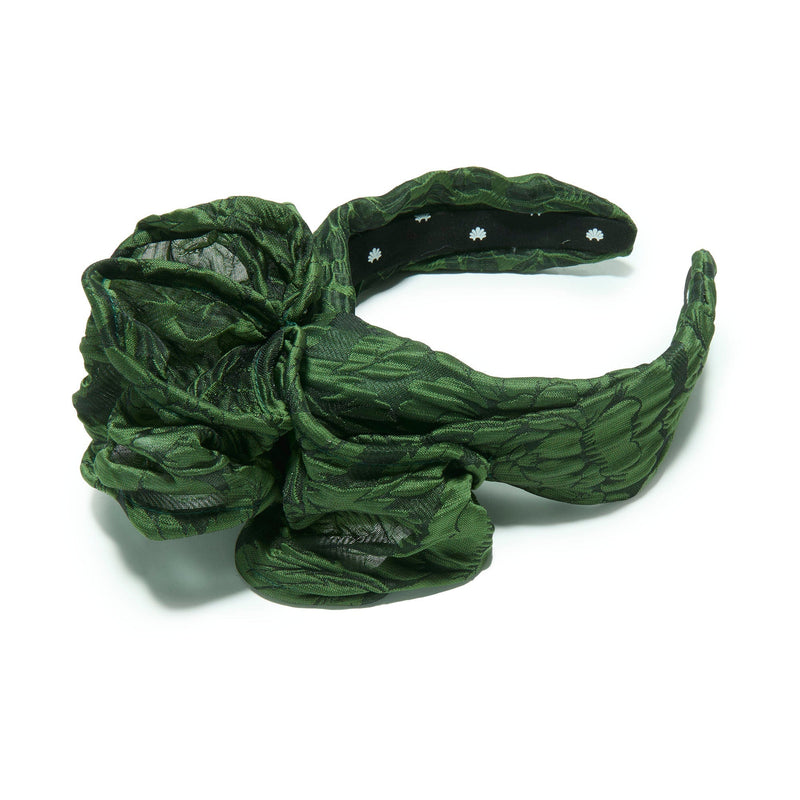 OLIVINE MARCHESA NOTTE x LELE SADOUGHI CLOQUE CRAWFORD HEADBAND