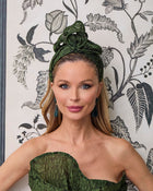 OLIVINE MARCHESA NOTTE x LELE SADOUGHI CLOQUE CRAWFORD HEADBAND