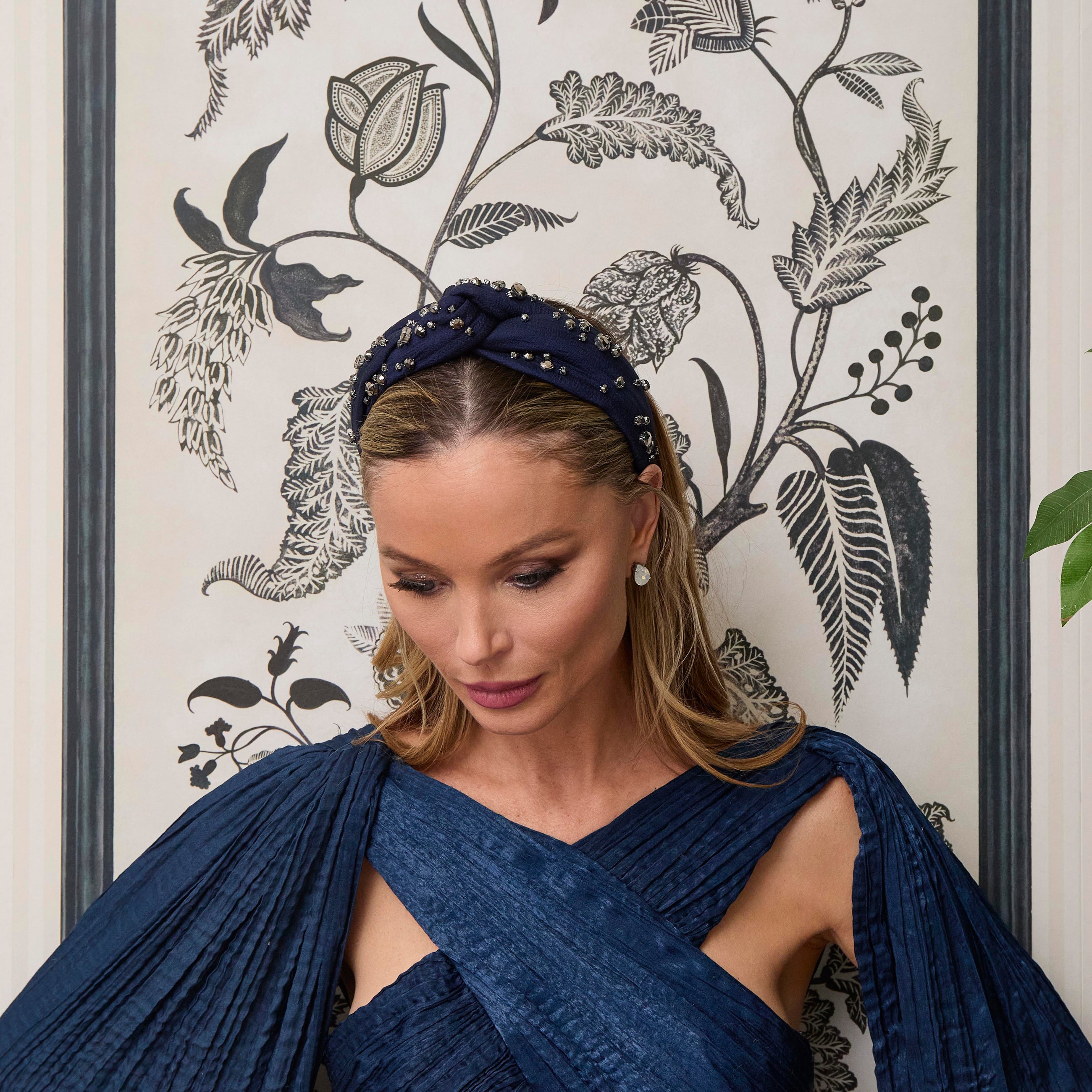 SAPPHIRE MARCHESA NOTTE X LELE SADOUGHI EMBELLISHED MARLENE