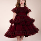 Dress - BORDEAUX | Marchesa