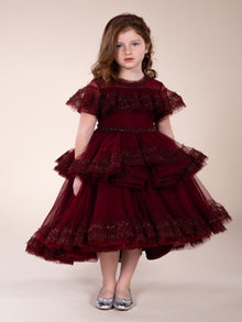 Dress - BORDEAUX | Marchesa