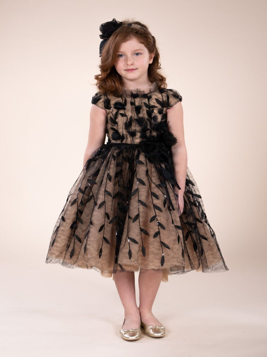 Sequin Floral Tulle Gown | Marchesa