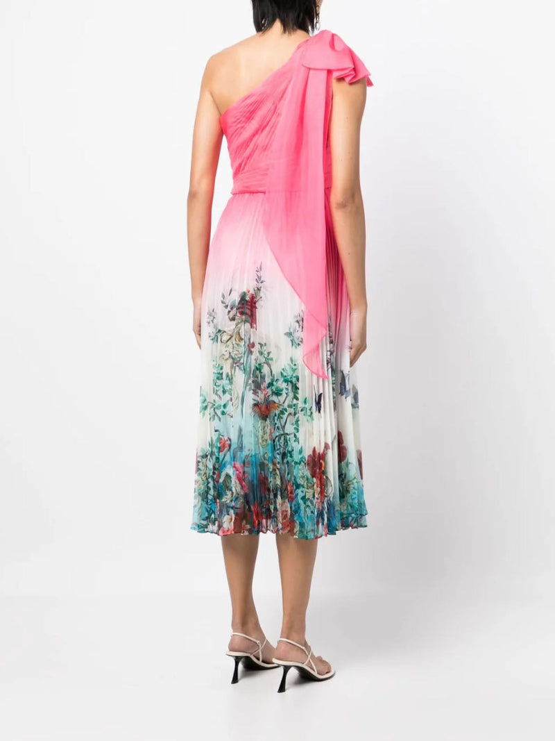 Asymmetrical Tiered Gown | Marchesa