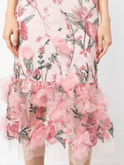 Butterfly Murmuring Midi Dress | Marchesa