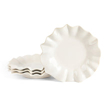 Lotus Stoneware Dinner Plate Set