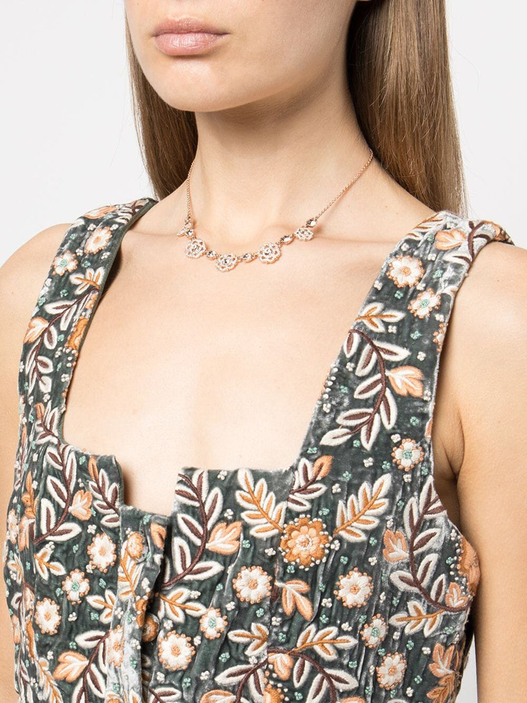 Filigree Frontal Necklace | Marchesa