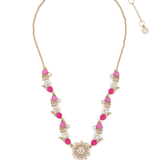 Pearl Flower Y Necklace