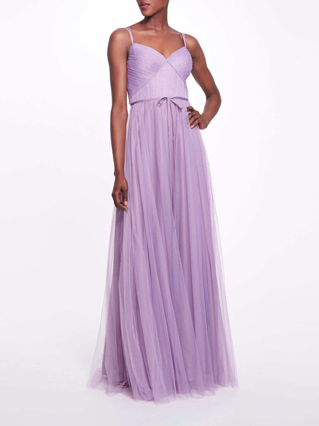 Marchesa gown - lavender bridesmaid dresses
