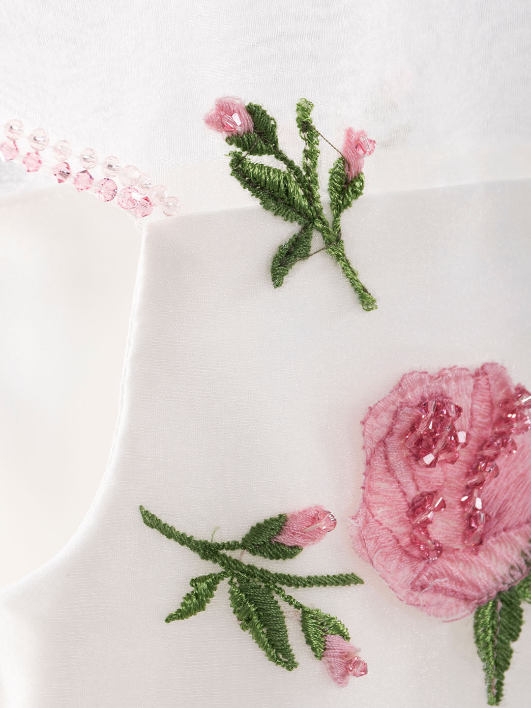 Flower-Embroidered Silk-Organza Gown | Marchesa