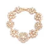 Gold Fresh Floral Bracelet | Marchesa