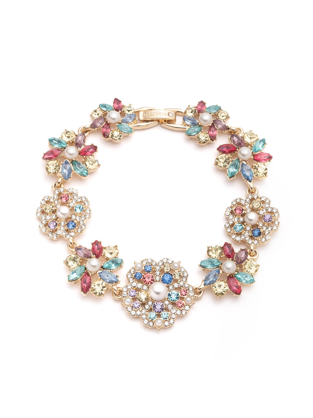 Multi Fresh Floral Bracelet | Marchesa