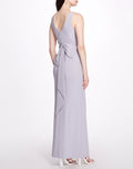 Load image into Gallery viewer, Crepe V-neck Gown | Marchesa
