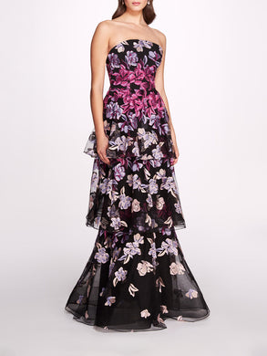 Falling Flowers Gown | Marchesa