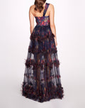 Load image into Gallery viewer, Watercolor Garland Gown | Marchesa
