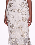 Load image into Gallery viewer, Sleeveless Tea-Length Gown | Marchesa
