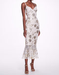 Load image into Gallery viewer, Sleeveless Tea-Length Gown | Marchesa
